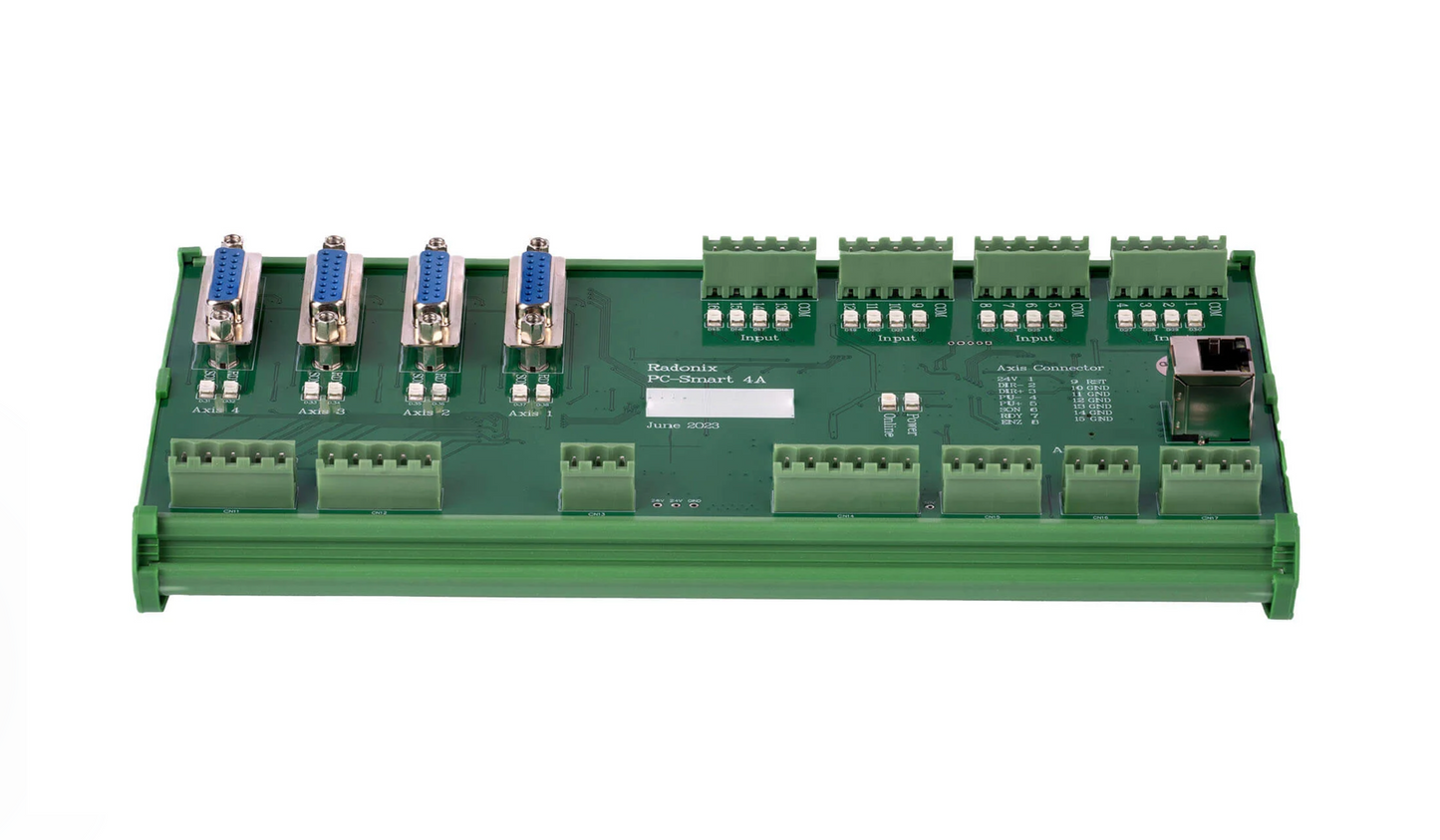 Radonix PC Smart 4A – 4-Axis CNC Control Card