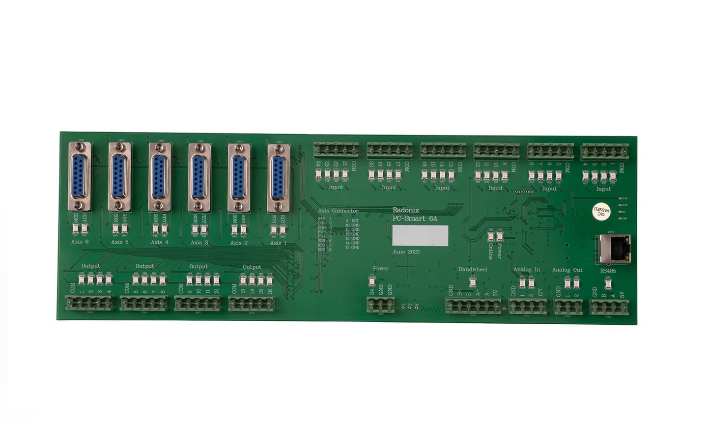 Radonix PC Smart 6A – 6-Axis CNC Control Card